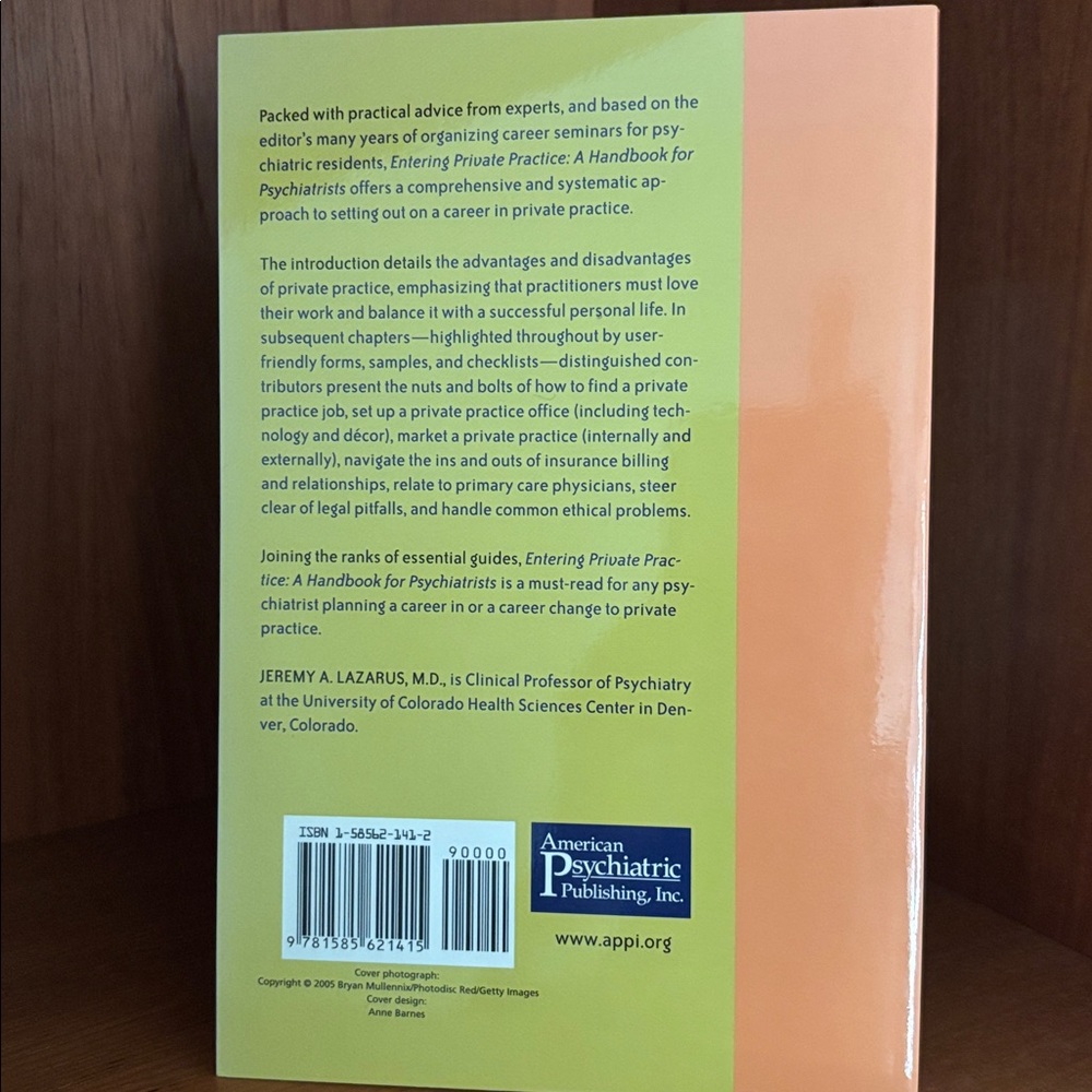 Entering Private Practice paperback by Jeremy Lazarus MD - Picture 3 of 9